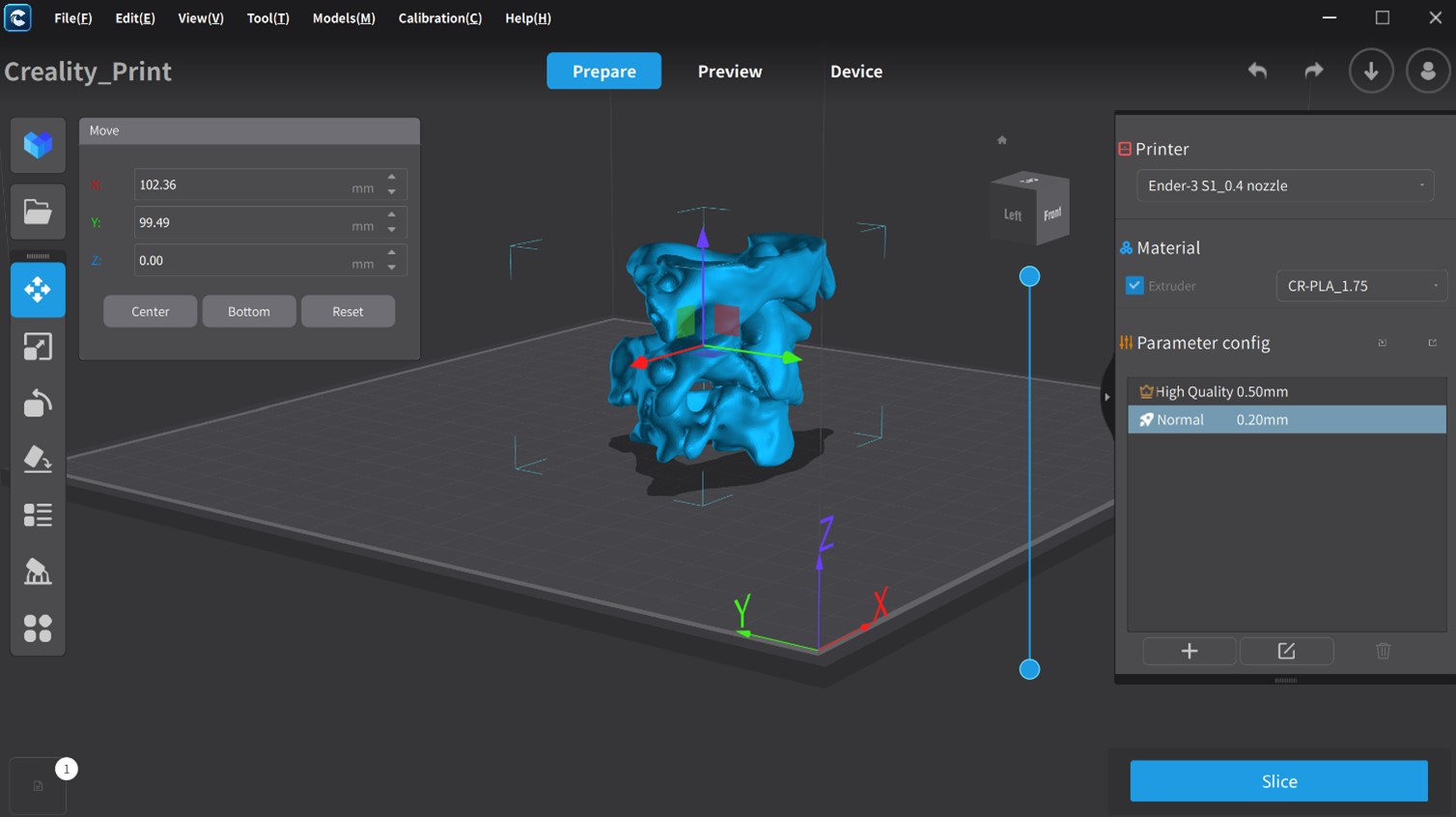 Exportación a software de impresión 3D